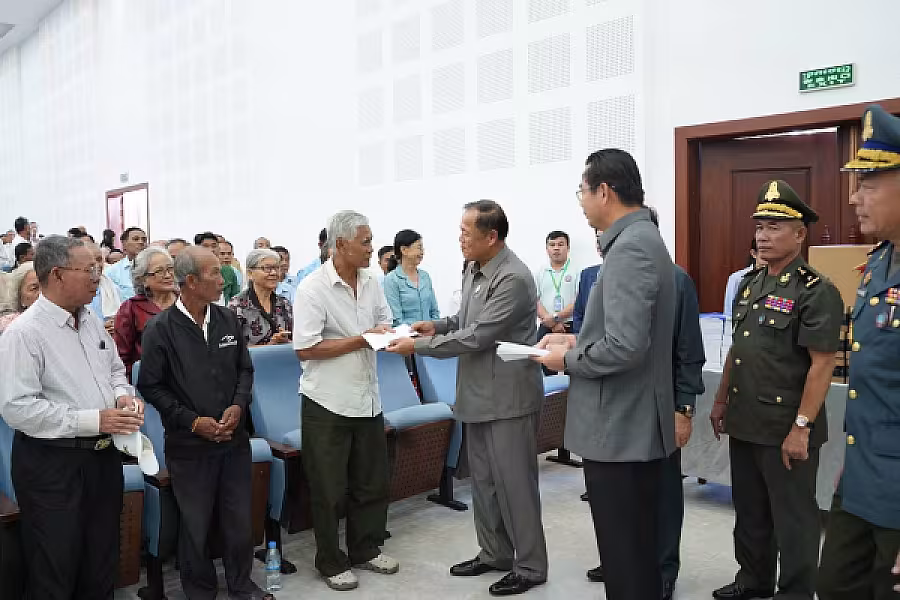 ឯកឧត្តម អ៊ុក ឃ្នួច អញ្ជើញប្រកាសសមាសភាពថ្នាក់ដឹកនាំគណៈកម្មាធិការសមាគមអតីតយុទ្ធជន និងនិវត្តជន ខេត្តព្រះសីហនុ - Image 51