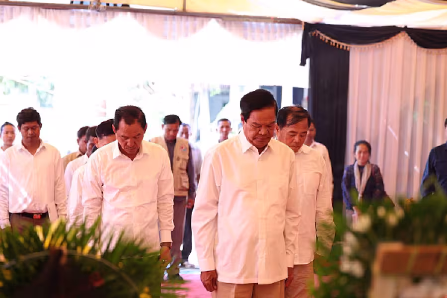 ថវិកា និងសាររំលែកមរណទុក្ខរបស់សម្តេចធិបតី ហ៊ុន ម៉ាណែត បានប្រគល់ជូនគ្រួសារវីរកងទ័ពពលី ក្នុងខេត្តឧត្តរមានជ័យ  - Image 10