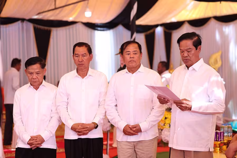 ថវិកា និងសាររំលែកមរណទុក្ខរបស់សម្តេចធិបតី ហ៊ុន ម៉ាណែត បានប្រគល់ជូនគ្រួសារវីរកងទ័ពពលី ក្នុងខេត្តឧត្តរមានជ័យ  - Image 17