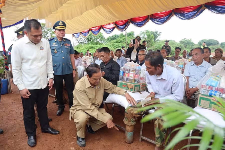 អ្នកឧកញ្ញា ម៉ម វណ្ណឌី បន្តជួយគាំទ្រអតីតយុទ្ធជន និងនិវត្តជន តាមរយៈគម្រោងចិញ្ចឹមជ្រូកកណ្ដុរ - Image 3